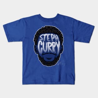 Steph Curry Golden State Player Silhouette Kids T-Shirt